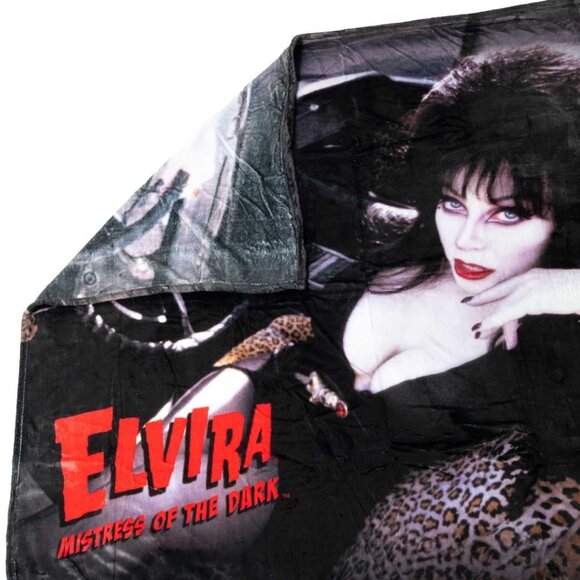 ELVIRA Mobile Macabre Velvety Soft Plush Blanket Throw 50"X60" NWT - Picture 2 of 5